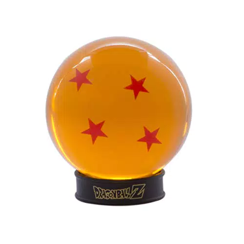 ABYSTYLE - Dragon Ball - Kristallkugel mit 4 Sterne - 75 mm + Sockel