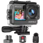 Action Cam 4K 60FPS - 24MP Unterwasserkamera, WiFi, 40M Wasserdichte Kamera
