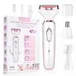 ACWOO Elektrischer Rasierer für Frauen, 4-In-1 Elektrischer Damenrasierer