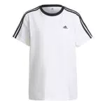 Adidas Damen W 3s Bf T T-Shirt, Weiß/Schwarz