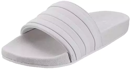 adidas Herren Adilette Slippers, Crystal White/Crystal White/Crystal White