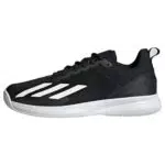 adidas Herren Courtflash Speed Tennis Shoes-Low, core Black/FTWR White/Matte Silver