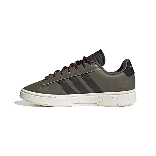 ADIDAS Herren Grand Alpha Sneaker, Olive strata/core Black/Court Green