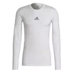 adidas Herren Techfit T Shirt, Weiß, L EU