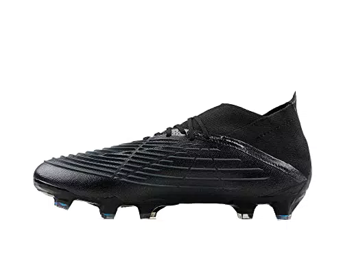 adidas Unisex Predator Edge.1 FG Soccer Shoe, Core Black/Cloud White/Vivid Red