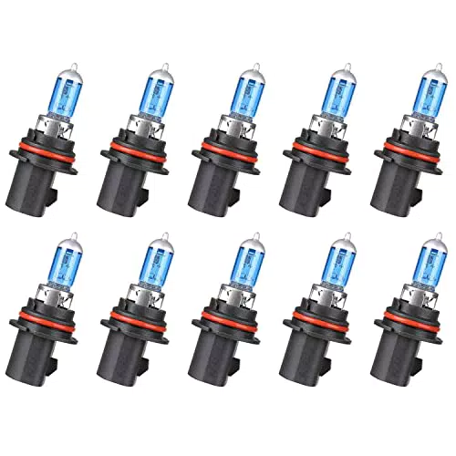 akhan 10 Stück HB1 9004 80/100W Xenon Look Lampen Standart Fahrzeug Ersatzlampen