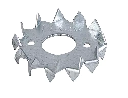 Alberts 334437 Scheibendübel mit Zähnen, zweiseitig