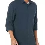 Amazon Essentials Herren Langarmhemd aus Flanell, Kräftiges Blau Karo