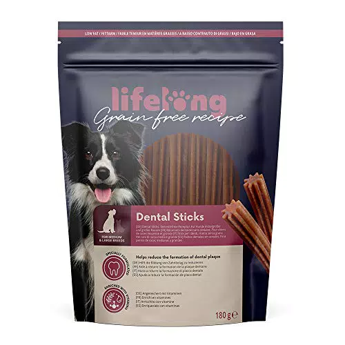 Amazon-Marke: Lifelong Mini Dental Sticks Getreidefreie Rezeptur Für Hunde kleiner Rassen