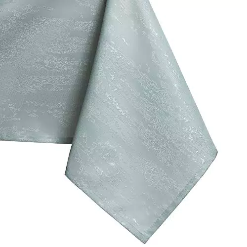 AmeliaHome Tischdecke 110x180 cm Tischtuch Tafeldecke Fleckschutz Lotuseffekt Abwaschbar Wasserabweisend Ornament Vesta Minze