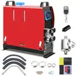 Anbull Standheizung Diesel 8kw, Ganzmetallbrennkammer 12V Diesel Luftheizung Kraftstoff Auto Heizung Lufterhitzer Dieselheizung mit Fernbedienung LCD Monitor für RV