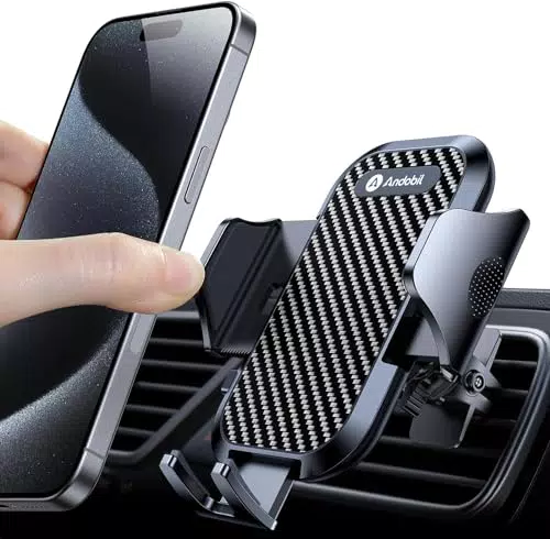 andobil Handyhalterung Auto Lüftung Kfz Handy Halterung 360° Drehbar Autohalterung Zubehör für iPhone 15 Pro Max 14 13 12 11 Galaxy S24 Ultra S23