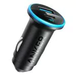 Anker USB C Car Charger, 323 12V Handy Ladegerät für Auto/Kfz mit PowerIQ 3.0 Schnelladen für iPhone 15 14 13 12 11 Pro Max Mini X XS Samsung Galaxy S23/22/21 iPad Pro Pixel und weitere