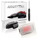 Asasytal LED Fußraumbeleuchtung Handschuhfachleuchte Innenbeleuchtung Unterbodenbeleuchtung Lampe. 6000K Superhell Auto Kofferraum-Frunk Lichter Kompatibel mit Model Tes-la 3 / Y/S/X