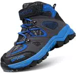 ASHION Jungen Winterschuhe Winterstiefel Wanderschuhe Kinder Baumwollschuhe Mid Schneestiefel