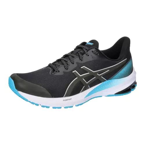 ASICS Herren Laufschuhe GT-1000 12 LITE-Show 1011B762 Black/Pure Silver 43.5