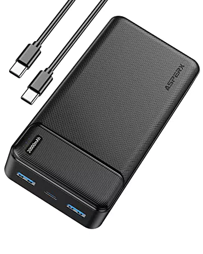 Asperx Powerbank 20000mAh schnellladefunktion 22.5W