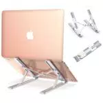 Babacom Laptop Ständer, Belüfteter Faltbarer Aluminium Notebook Ständer für Kühlung