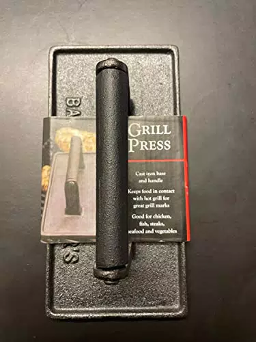 Barbecue Masters Rechteckige Grillpresse