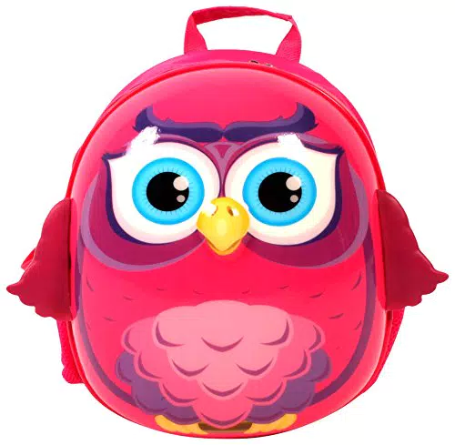 Bayer Chic 2000 Kinder-Rucksack Bouncie mit 3D-Eulen-Motiv