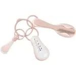 BÉAB, Pflegeset für Babys und Kinder, 1x Badethermometer + 1x Nagelknipser + 1x Kamm/Haarbürste - Rosa