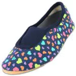 Beck Mädchen Hearts, Rist Gymnastikschuhe, Dunkelblau