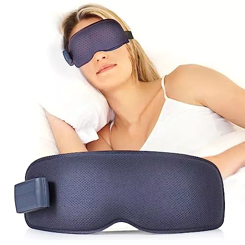 Beheizbare Augenmaske, Glovios 3D Schlafmaske, Augenmaske Wärmend mit 42 ℃ Thermostatische Wärmekompresse
