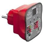 Benning SDT 1. Steckdosentester 20053, schwarz, grau und rot