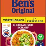 BEN'S ORIGINAL Express Reis Mexikanisch Scharf, 3 Packungen