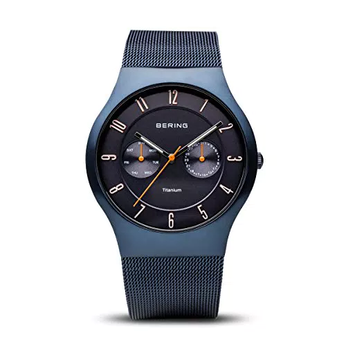 BERING Herren Uhr Quarz Movement - Titanium Collection mit Edelstahl und Saphirglas 11939-078 Armbandsuhren - Wasserdicht: 5 ATM