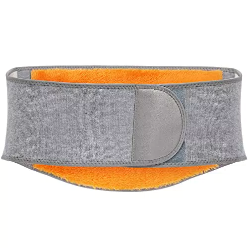 BESPORTBLE Männer Frauen Winter verdicken Thermal Plush Waist Warmer Lordosenstütze Gürtel Cozy Warm Bauchdecke Protector Magen Body Wrap Band Rückenstütze Kidney Binder Größe X