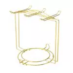 BESTonZON Tassenhalter Becherhalter Becherbaum Edelstahl Tassenbaum Display Stand Tee Tasse Becher Organizer f¨r 6 Kaffeetasse