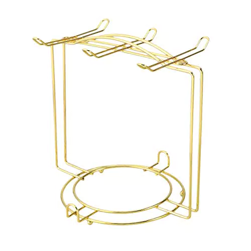 BESTonZON Tassenhalter Becherhalter Becherbaum Edelstahl Tassenbaum Display Stand Tee Tasse Becher Organizer f¨r 6 Kaffeetasse