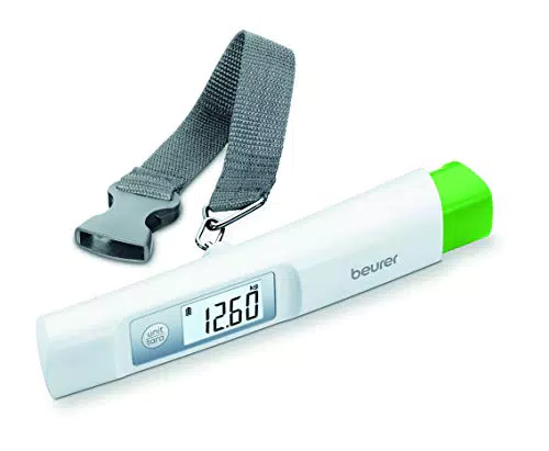 Beurer LS 20 eco Kofferwaage - batterielose, kleine und handliche Gepäckwaage