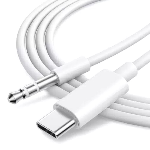 Beyeah USB C Klinke Aux Kabel Auto Handy, USB C auf 3.5mm Jack Klinke Kabel für iPhone 15 Pro Max/15 Plus