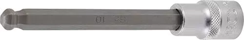 BGS 4258-10, Bit-Einsatz, Länge 140 mm, 12, 5 mm, Innensechskant mit Kugelkopf 10 mm