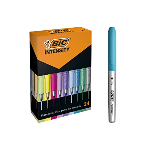 BIC Intensity Pastell Marker, in 24 verschiedenen Metallic- und Pastellfarben