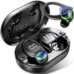 Bluetooth Kopfhörer Sport, in Ear Kopfhörer Kabellos mit 2 ENC Mikrofon für HD Anruf