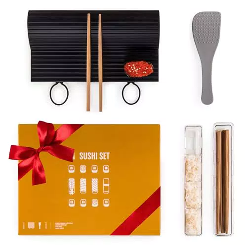 Blumtal Sushi Set Spülmaschinenfeste Sushimatte - Langlebiger