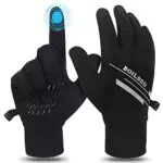 boildeg Fahrradhandschuhe Radsporthandschuhe rutschfeste und Stoßdämpfende Mountainbike Handschuhe mit Signalfarbe geeiget Unisex Herren Damen