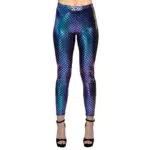 Boland - Leggings Meerjungfrau, Schuppenmuster, Unterwasserwelt