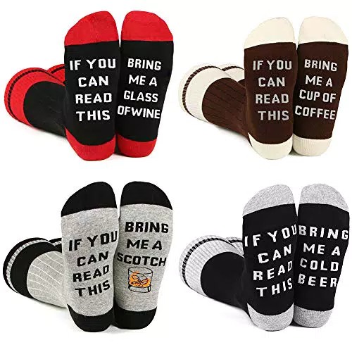 BONANGEL Fun Gemusterte Muster Socken, Herren Lustige Bunte Socken