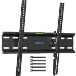 BONTEC TV Wandhalterung Neigbare TV Halterung Ultraslim Universal für 23-60 Zoll LCD/LED/Plasma Fernseher Flach&Curved bis zu 45kg