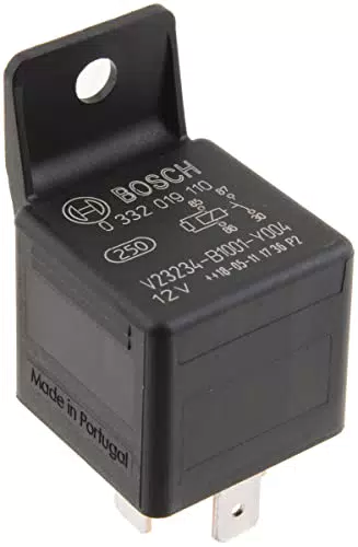 Bosch 0332019110 Mini-Relais 12V 30A, IP5K4, Betriebstemperatur von -40° bis 100°