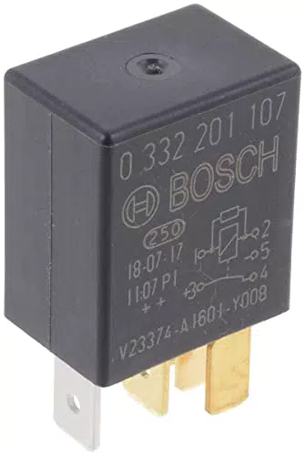 Bosch 0332201107 Micro-Relais 12V 30A, IP5K4, Betriebstemperatur von -40° bis 100°