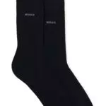 BOSS Herren 2P RS Giftset Bag CC Zweier-Pack Socken aus Baumwoll-Mix Schwarz 40-46