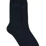 BOSS Herren 2P RS Uni CC Zweier-Pack mittelhohe Socken aus Stretch-Gewebe