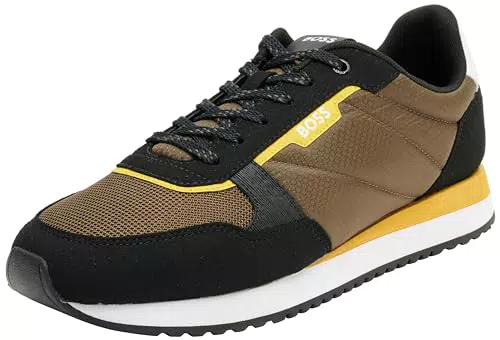 BOSS Herren Kai_Runn_nytx Running, Open Green