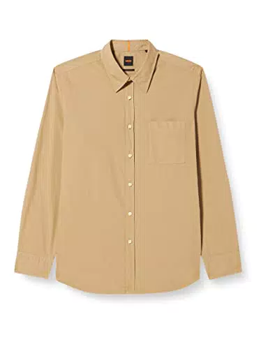 BOSS Men's Relegant_6 Shirt, Medium Beige263, XX
