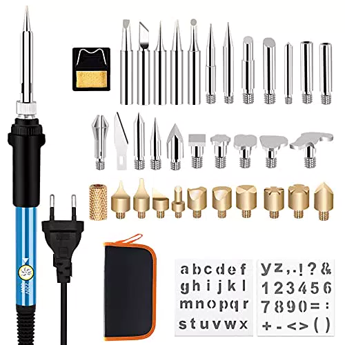 Brandmalerei-Set für Holz, 37 Stück, 60 W, Hobby, für Erwachsene